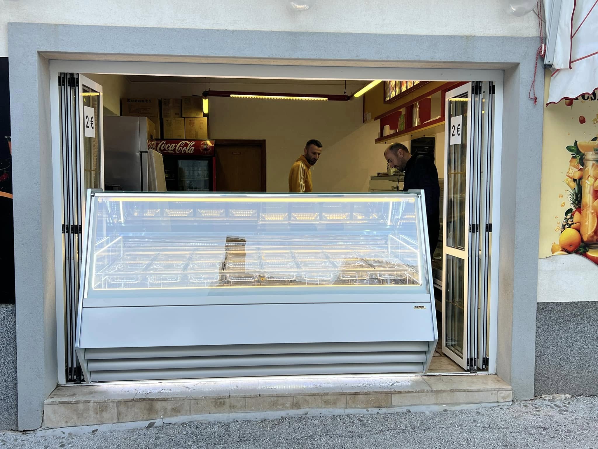Showcase installation in Pula, Croatia